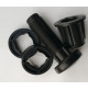 External pin and spacer for pontoon cube - Black - EP18-BL - ASM